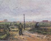 Vincent Van Gogh On the outskirts of Paris oil on canvas